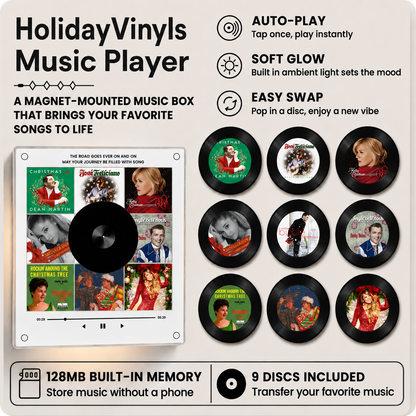 Holiday Vinyls Magnetic Record Player